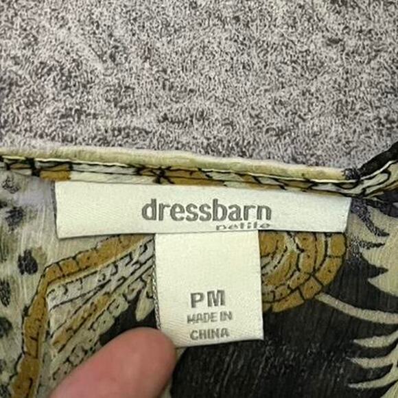 Dressbarn 2000s print boho blouse - Picture 5 of 7